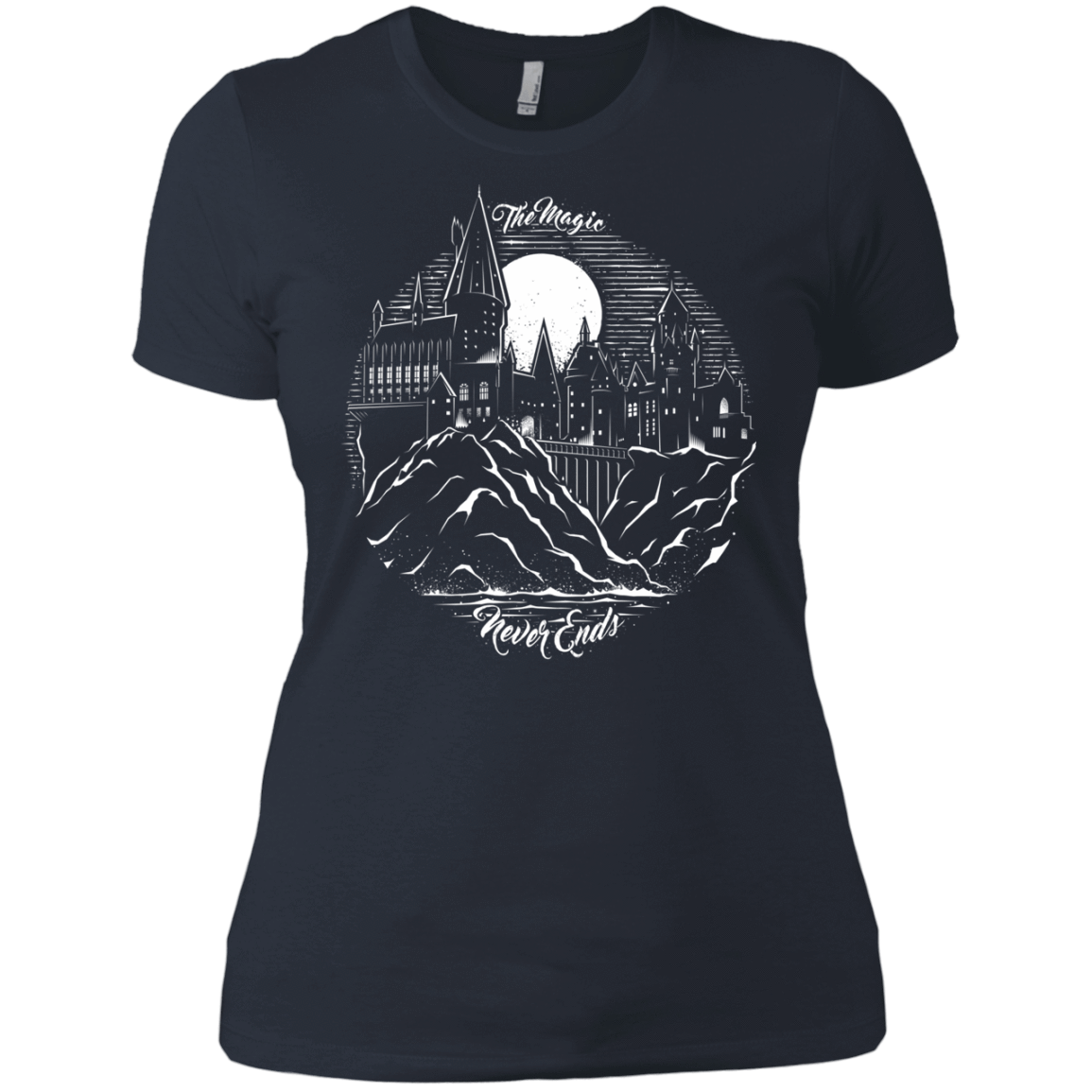 T-Shirts Indigo / X-Small The Magic Never Ends Women's Premium T-Shirt