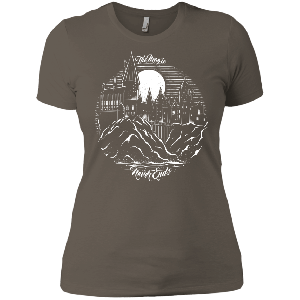 T-Shirts Warm Grey / X-Small The Magic Never Ends Women's Premium T-Shirt