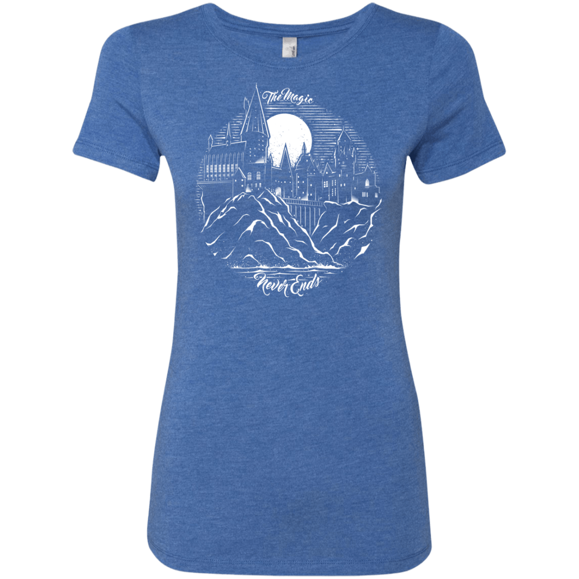 T-Shirts Vintage Royal / Small The Magic Never Ends Women's Triblend T-Shirt