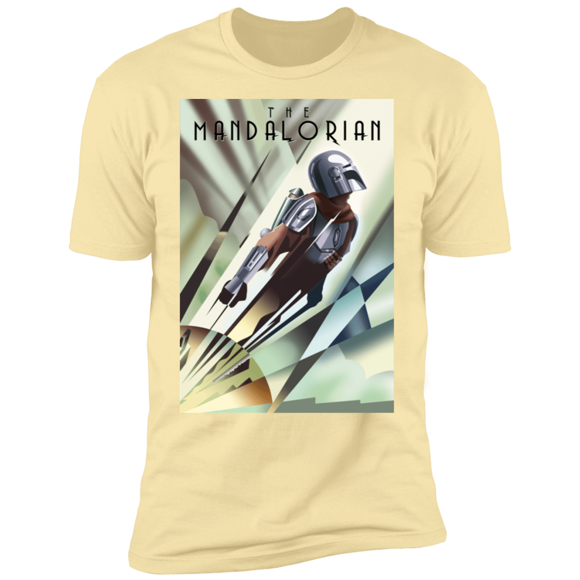 T-Shirts Banana Cream / S The Mandalorian Men's Premium T-Shirt