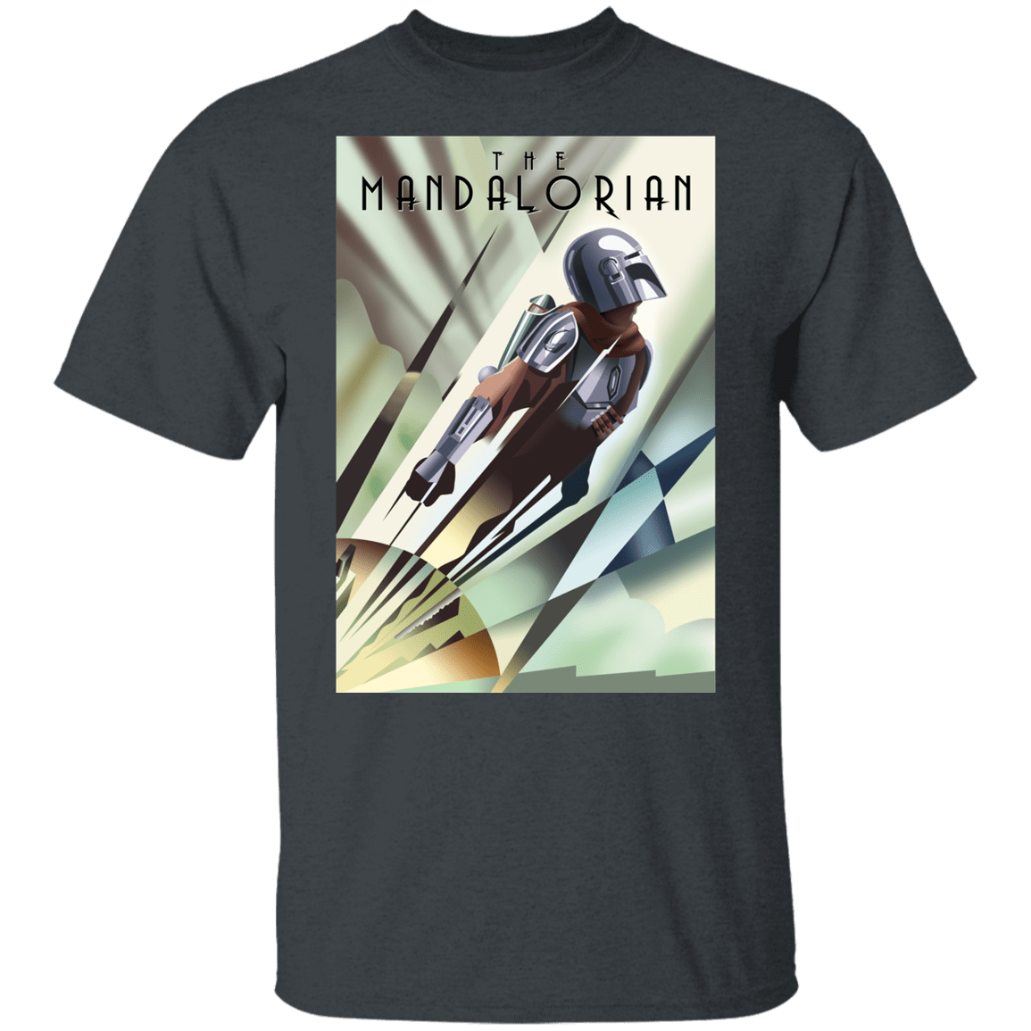 T-Shirts Dark Heather / YXS The Mandalorian Youth T-Shirt