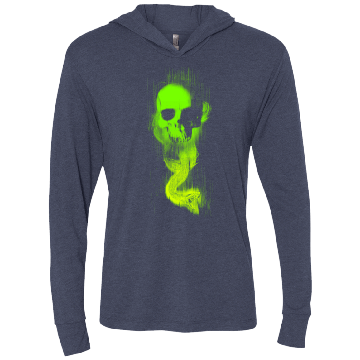 T-Shirts Vintage Navy / X-Small THE MARK Triblend Long Sleeve Hoodie Tee