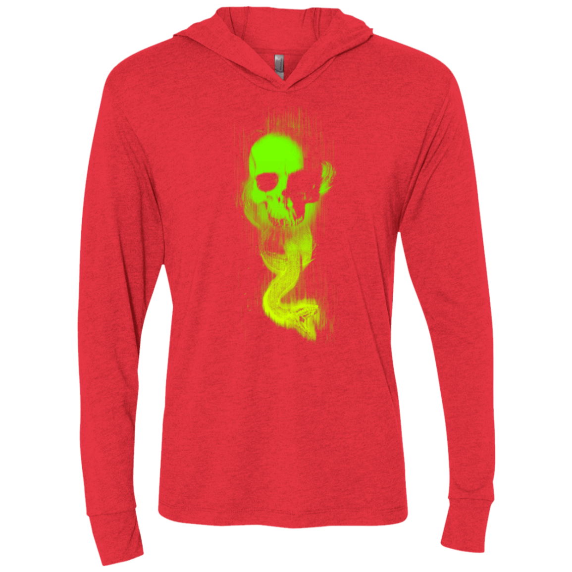 T-Shirts Vintage Red / X-Small THE MARK Triblend Long Sleeve Hoodie Tee