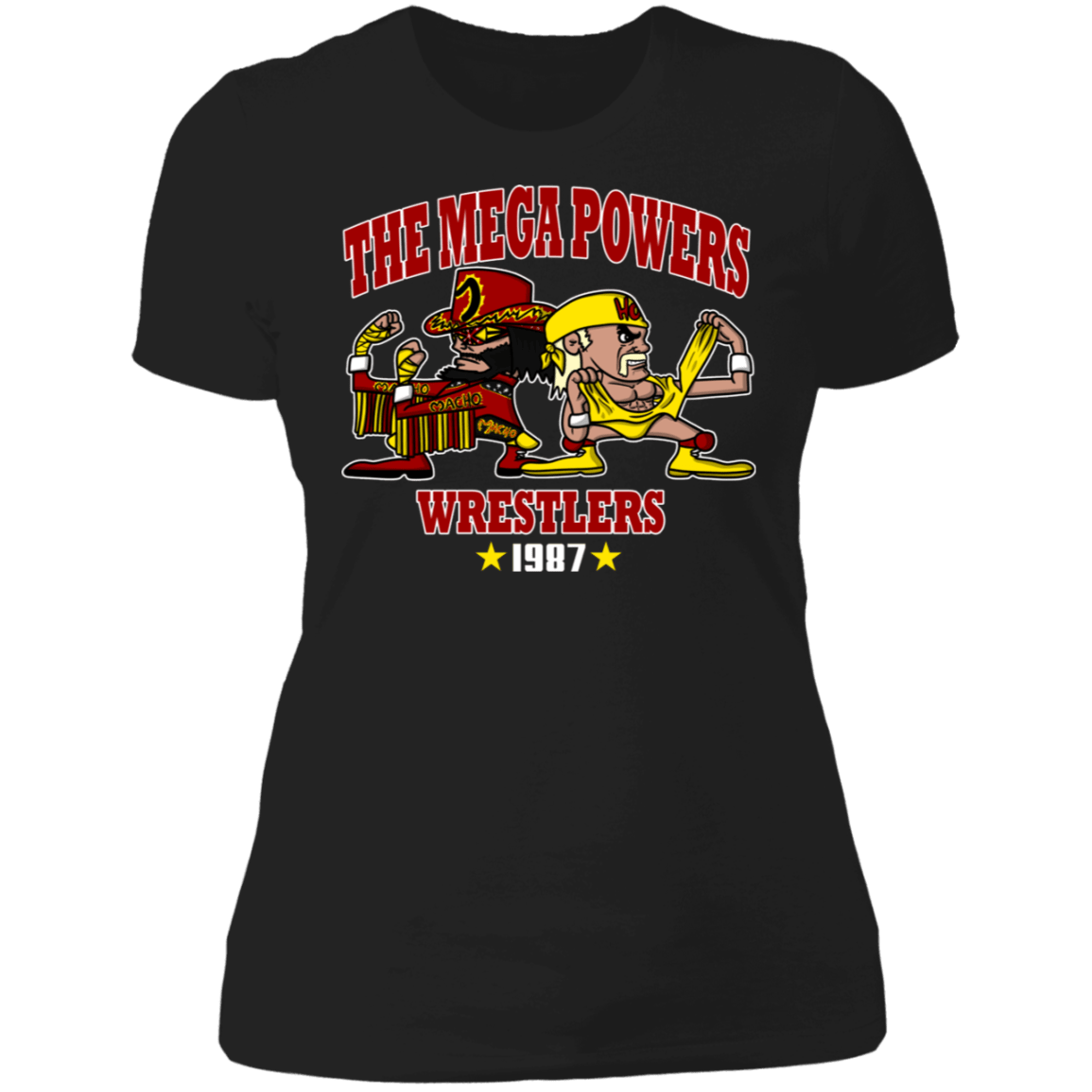 T-Shirts Black / X-Small The Mega Powers Women's Premium T-Shirt
