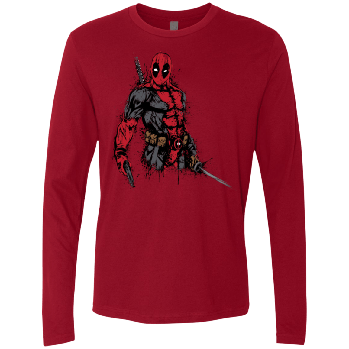 T-Shirts Cardinal / Small The Merc (2) Men's Premium Long Sleeve