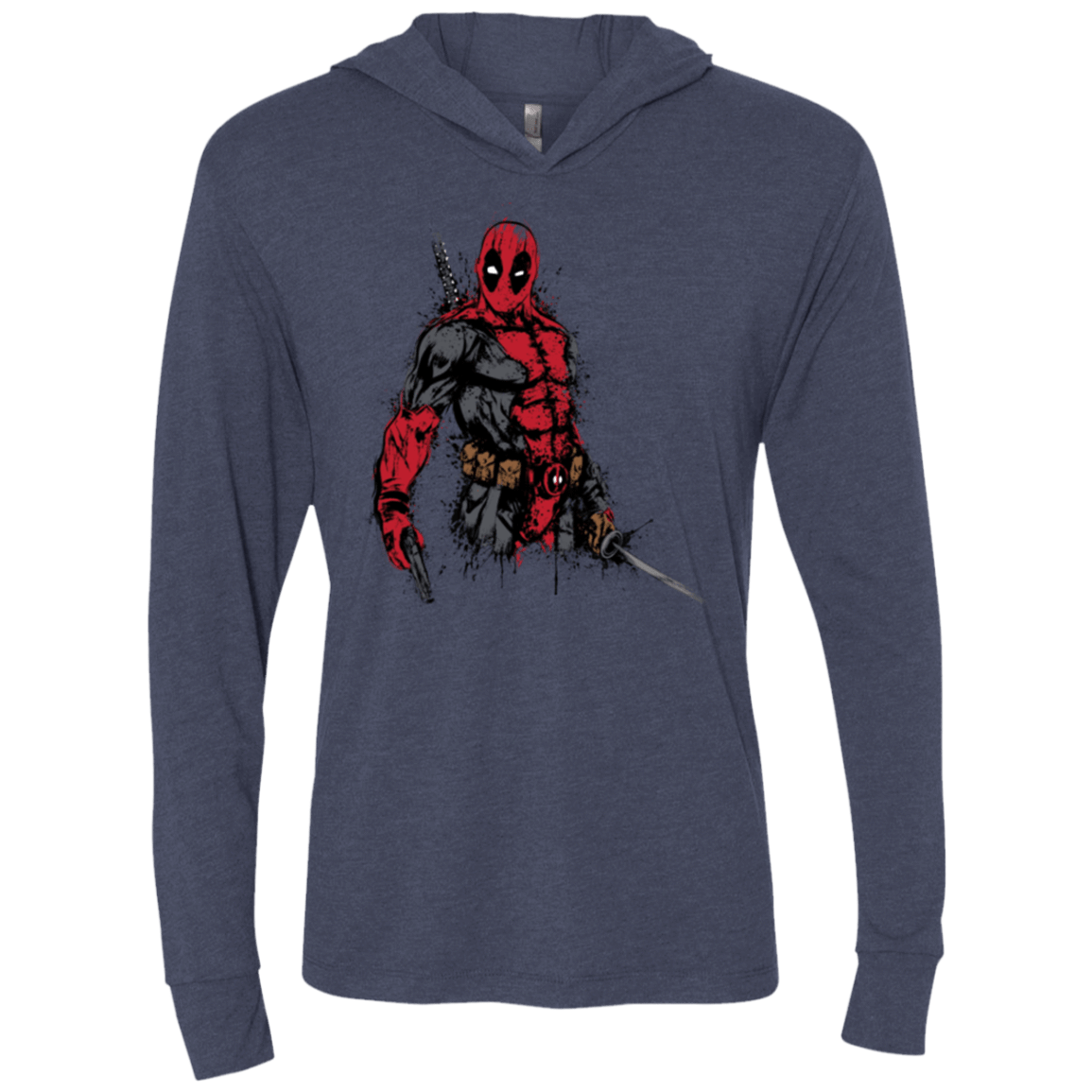 T-Shirts Vintage Navy / X-Small The Merc (2) Triblend Long Sleeve Hoodie Tee