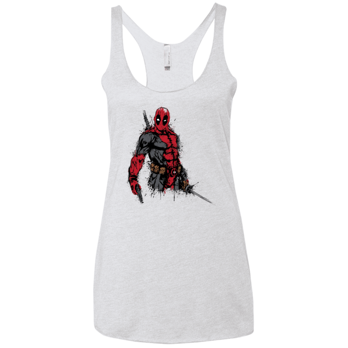 T-Shirts Heather White / X-Small The Merc (2) Women's Triblend Racerback Tank