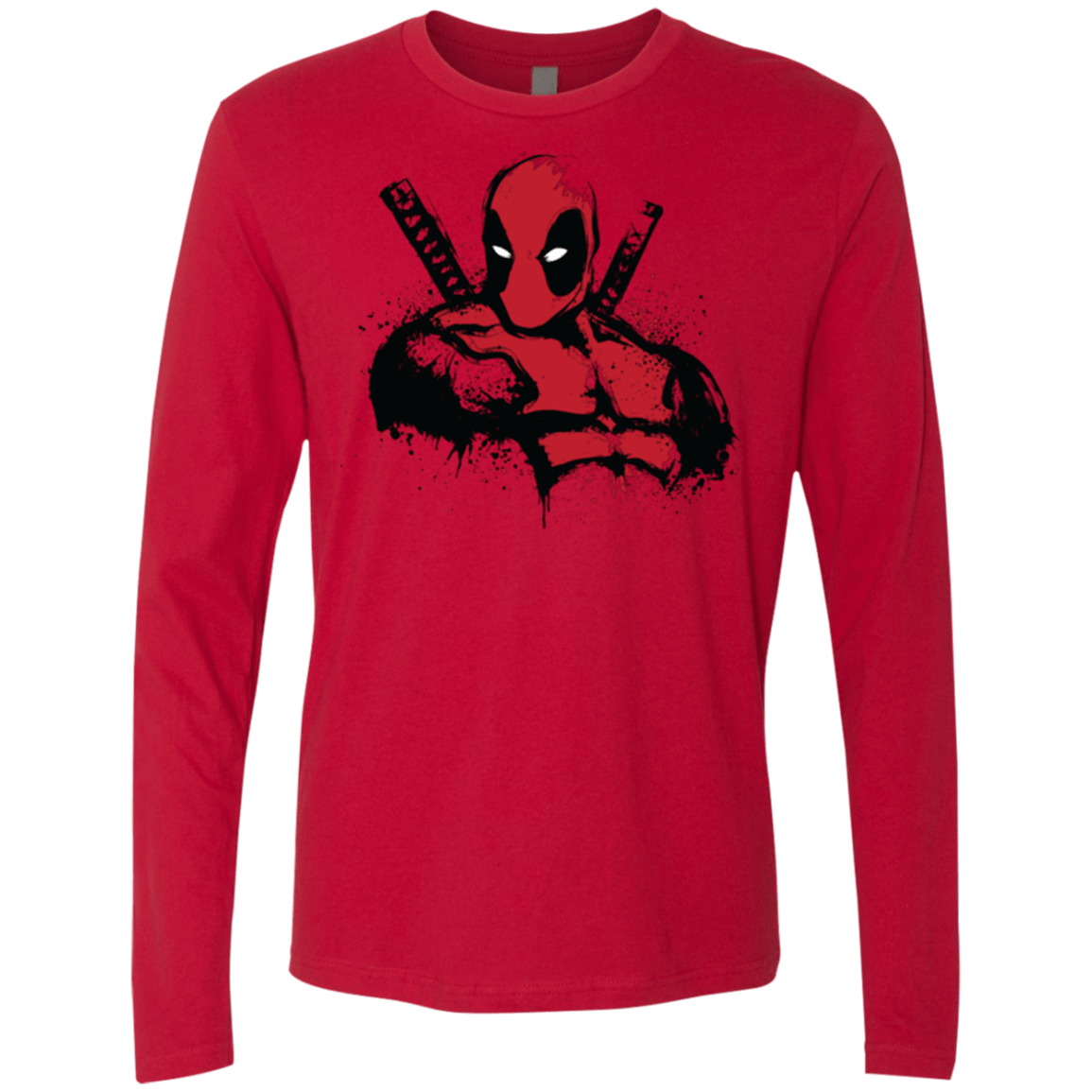 T-Shirts Red / Small The Merc in Red Men's Premium Long Sleeve
