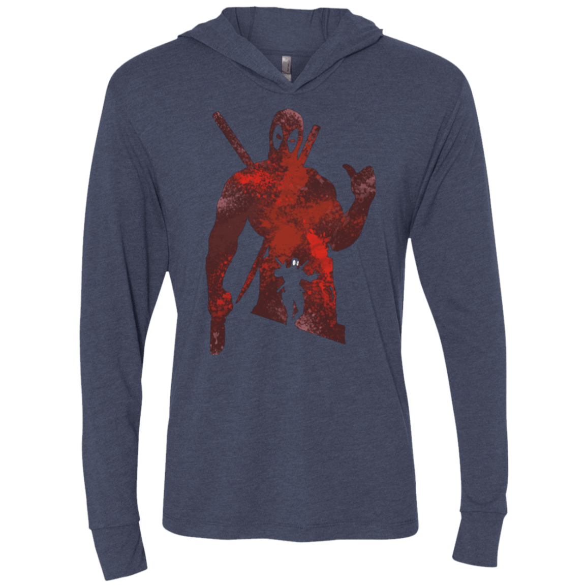 T-Shirts Vintage Navy / X-Small The Merc Triblend Long Sleeve Hoodie Tee