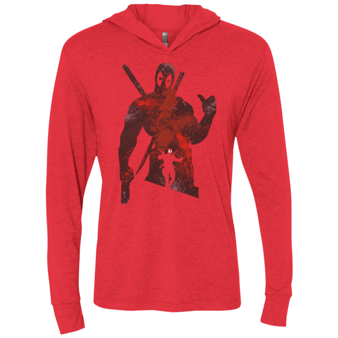 T-Shirts Vintage Red / X-Small The Merc Triblend Long Sleeve Hoodie Tee