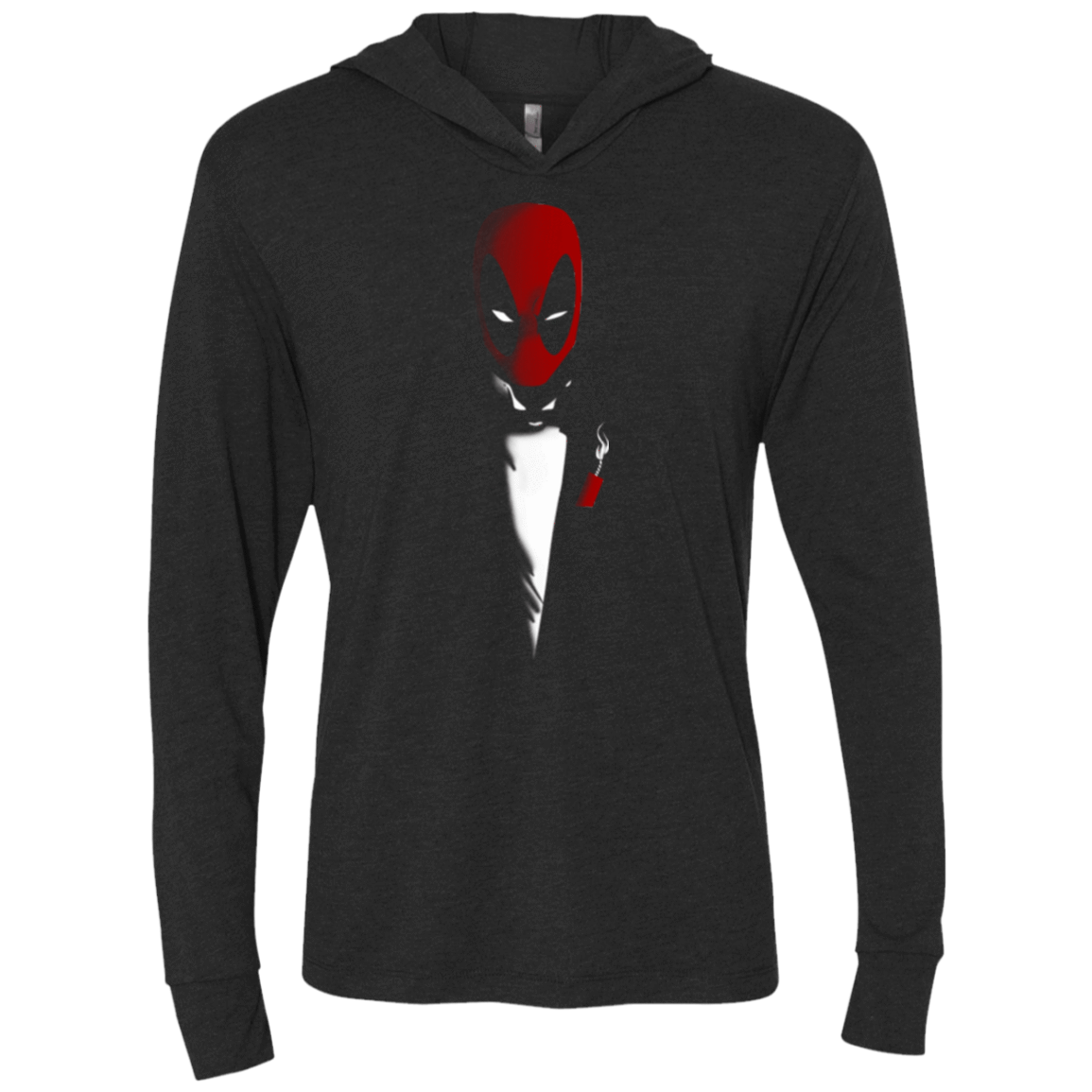 T-Shirts Vintage Black / X-Small The Mercenary Triblend Long Sleeve Hoodie Tee