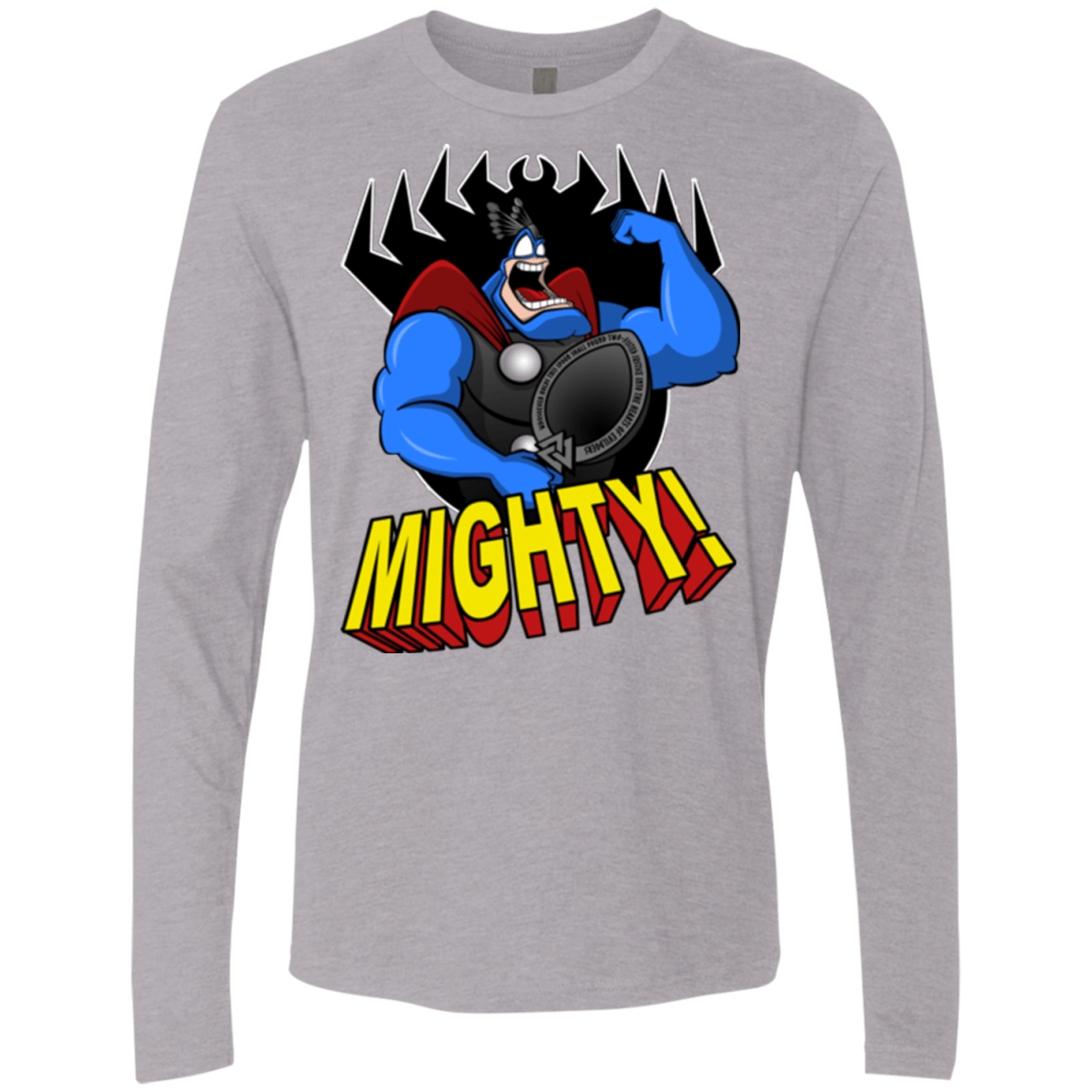 T-Shirts Heather Grey / Small The Mighty Tick Men's Premium Long Sleeve