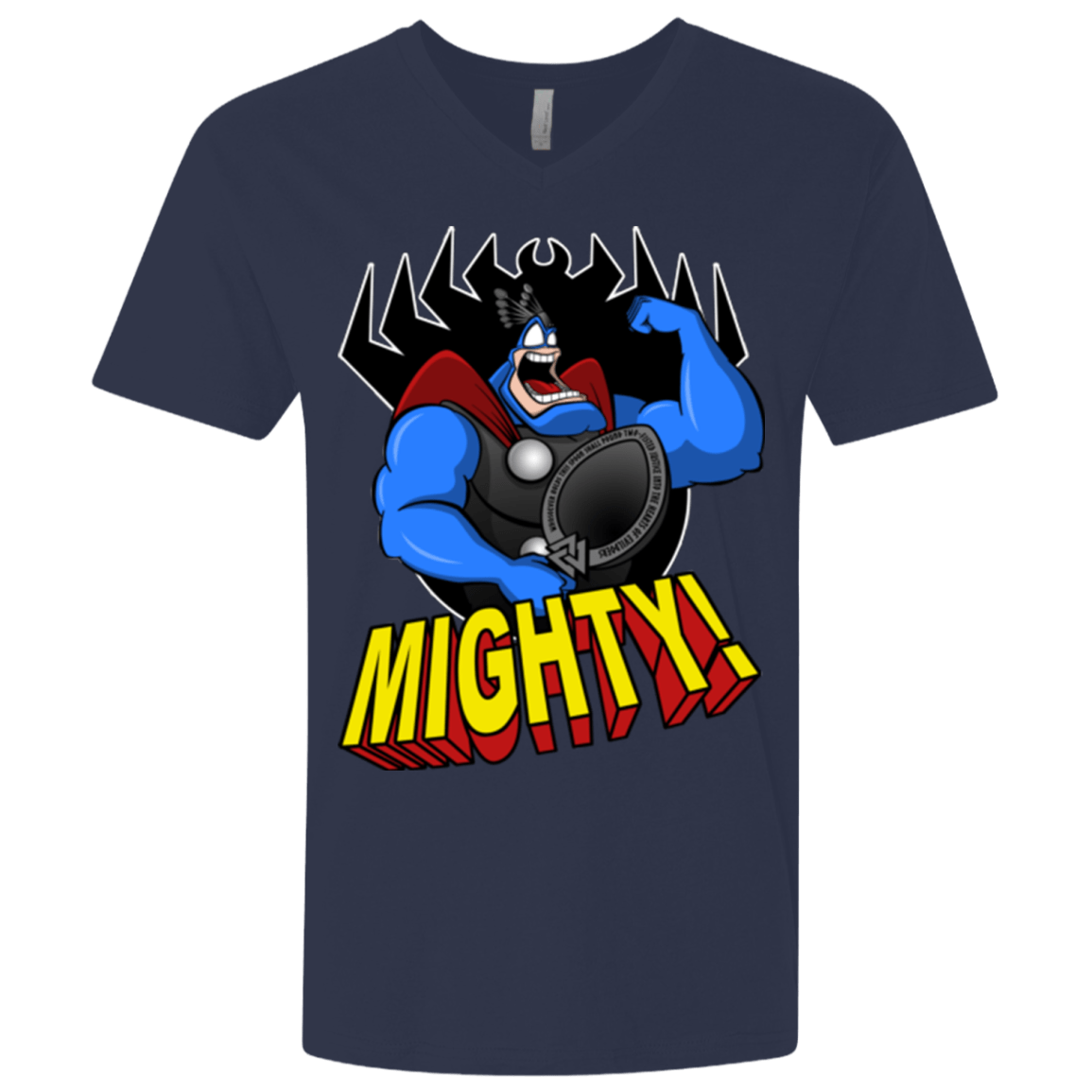 T-Shirts Midnight Navy / X-Small The Mighty Tick Men's Premium V-Neck
