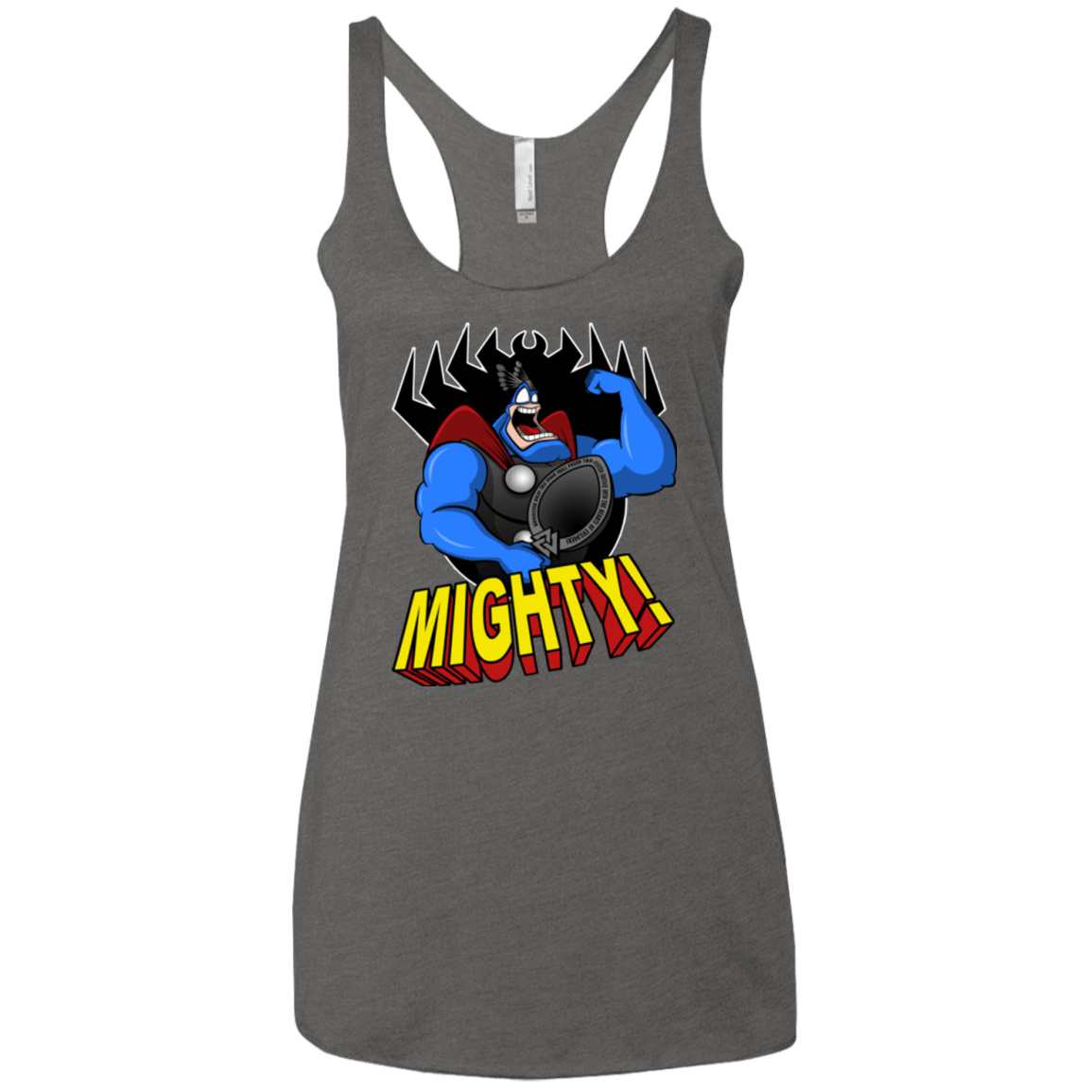 T-Shirts Premium Heather / X-Small The Mighty Tick Women's Triblend Racerback Tank