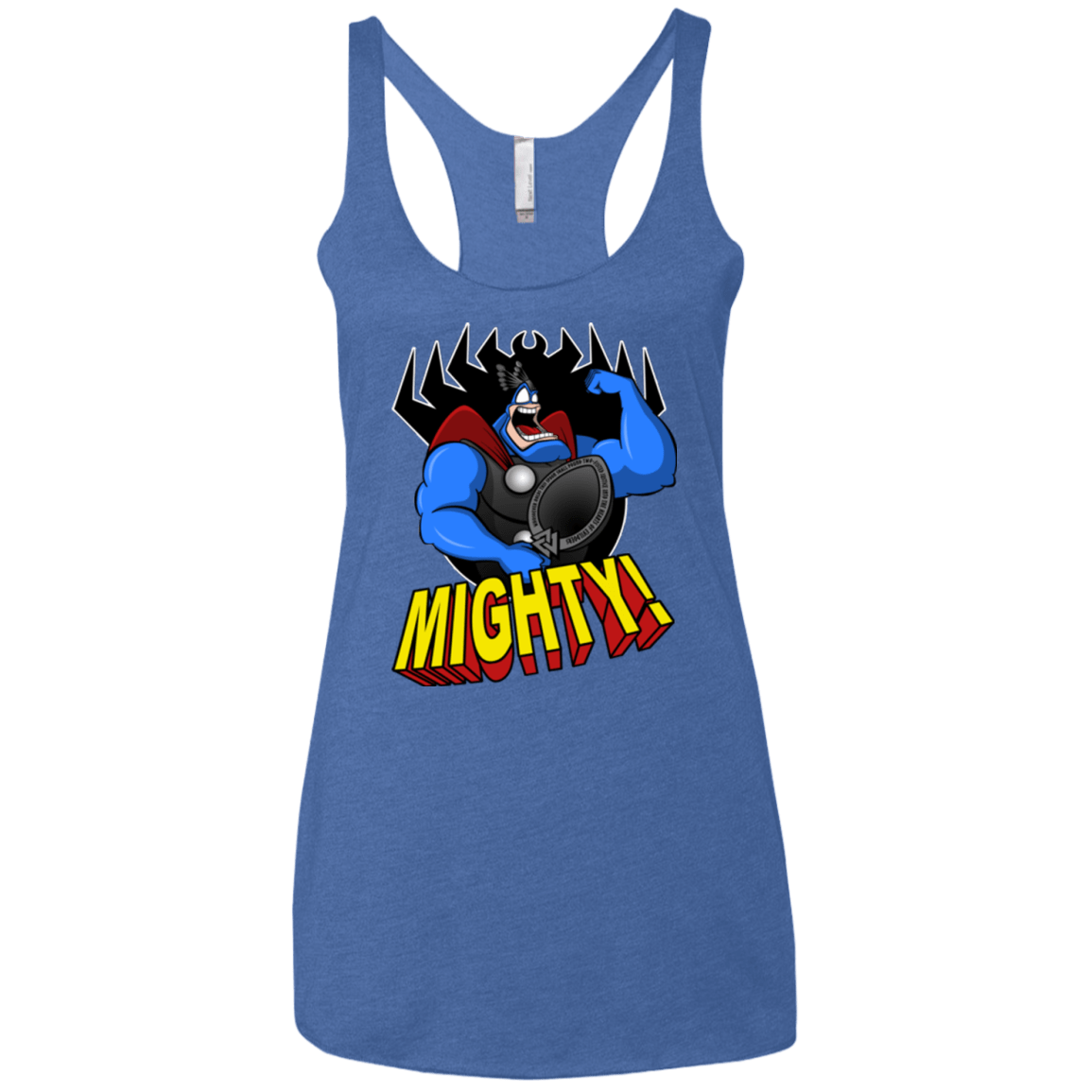 T-Shirts Vintage Royal / X-Small The Mighty Tick Women's Triblend Racerback Tank