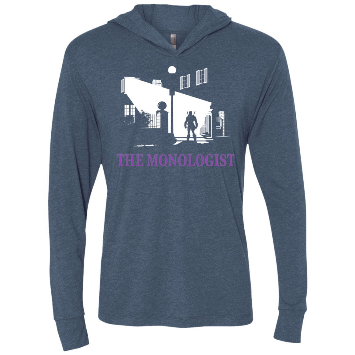 The Monologist Triblend Long Sleeve Hoodie Tee