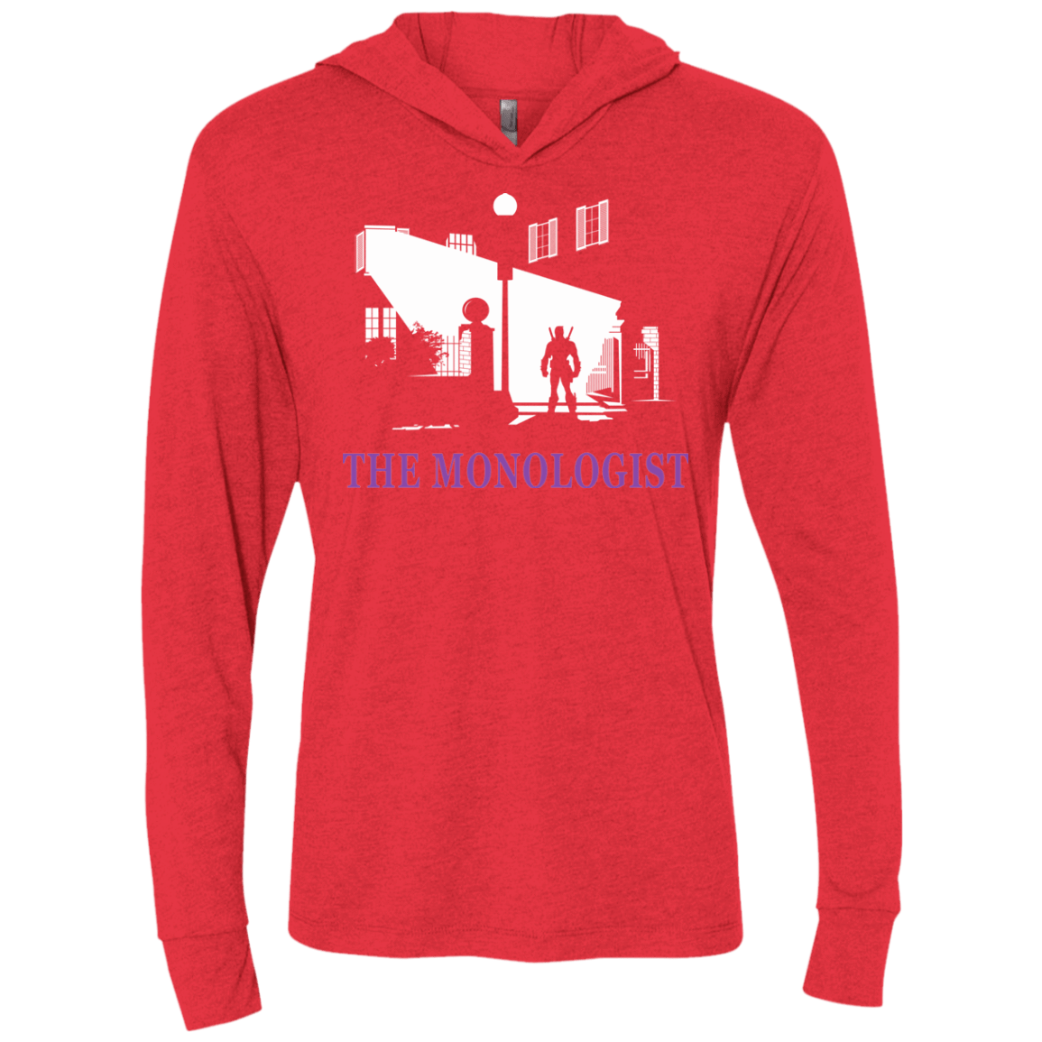 The Monologist Triblend Long Sleeve Hoodie Tee