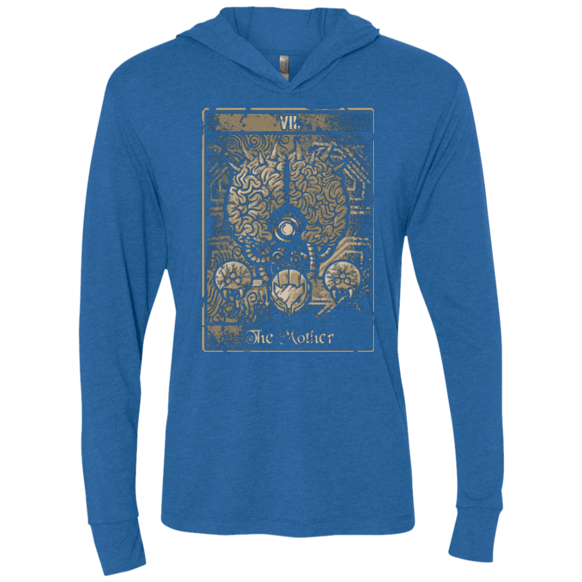 T-Shirts Vintage Royal / X-Small THE MOTHER Triblend Long Sleeve Hoodie Tee