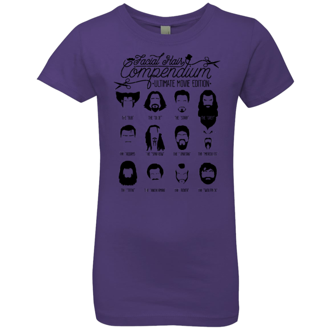 T-Shirts Purple Rush / YXS The Movie Facial Hair Compendium Girls Premium T-Shirt