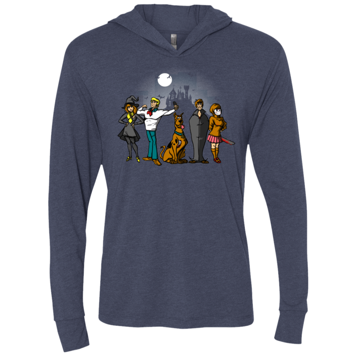 The Mystery Bunch Triblend Long Sleeve Hoodie Tee