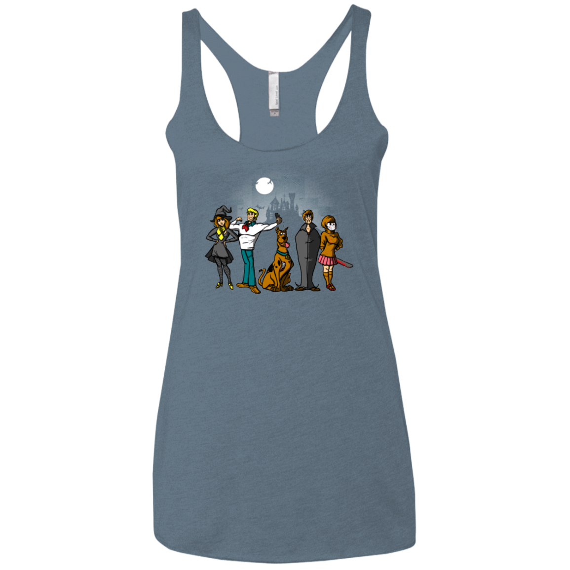T-Shirts Indigo / X-Small The Mystery Bunch Women's Triblend Racerback Tank