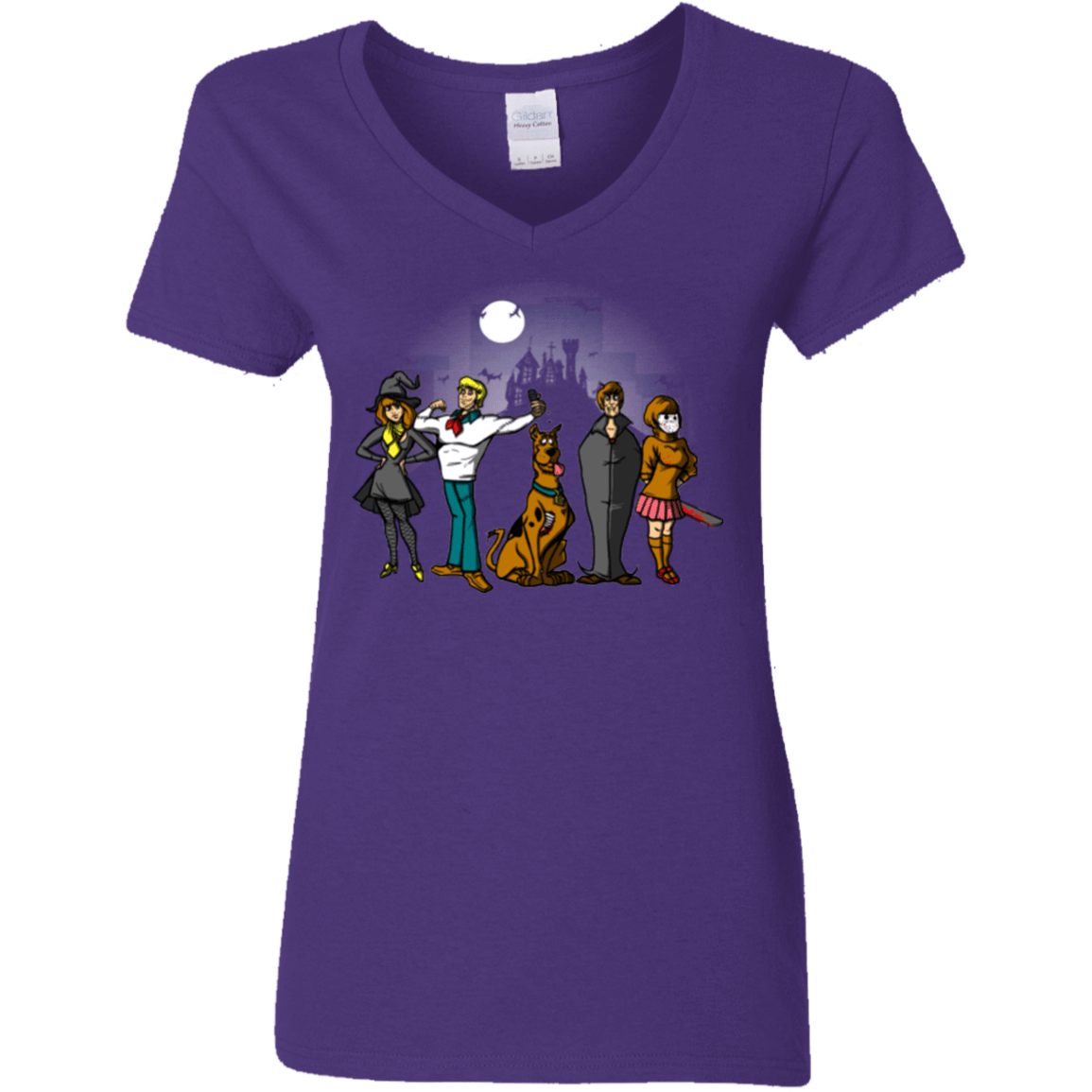 T-Shirts Purple / S The Mystery Bunch Women's V-Neck T-Shirt