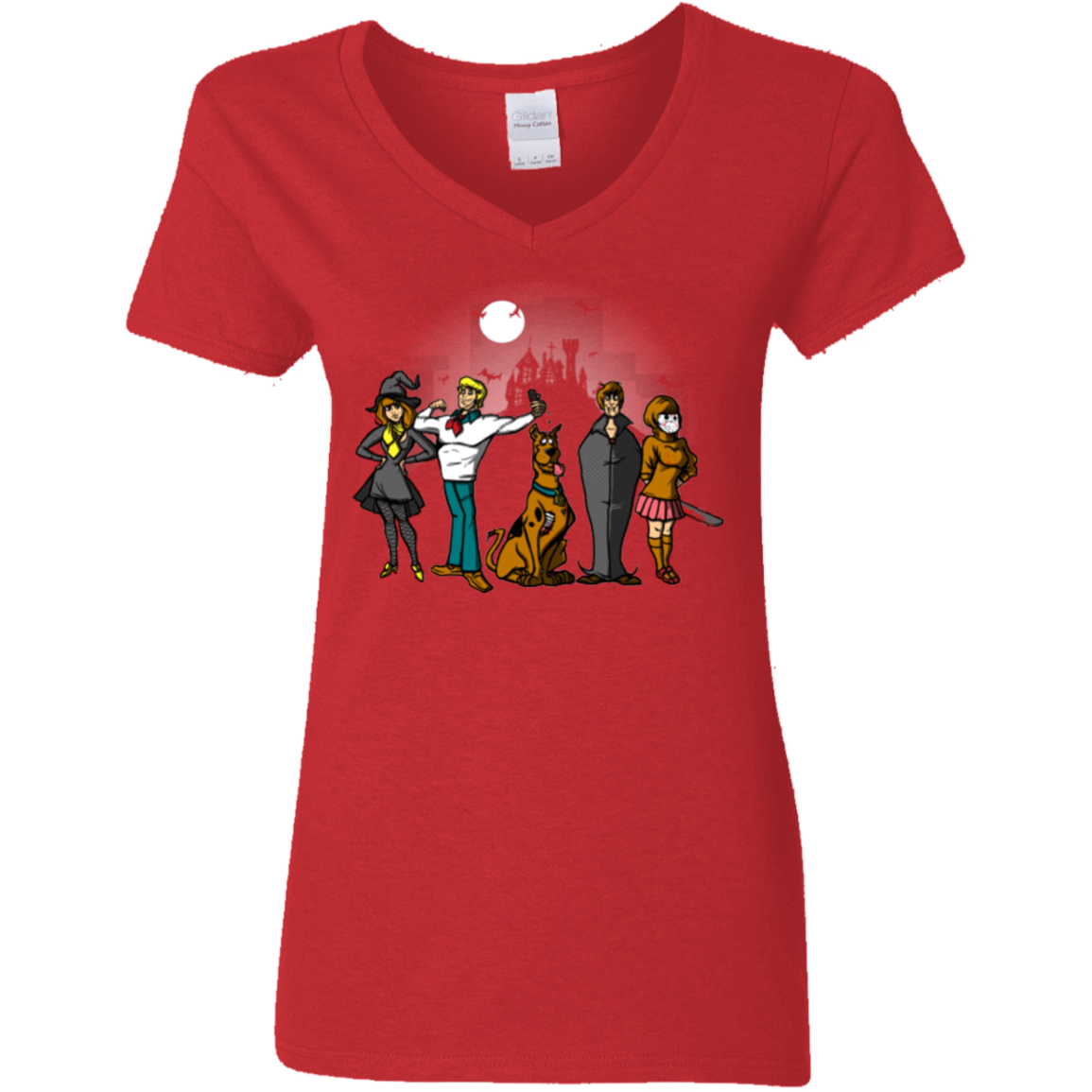 T-Shirts Red / S The Mystery Bunch Women's V-Neck T-Shirt