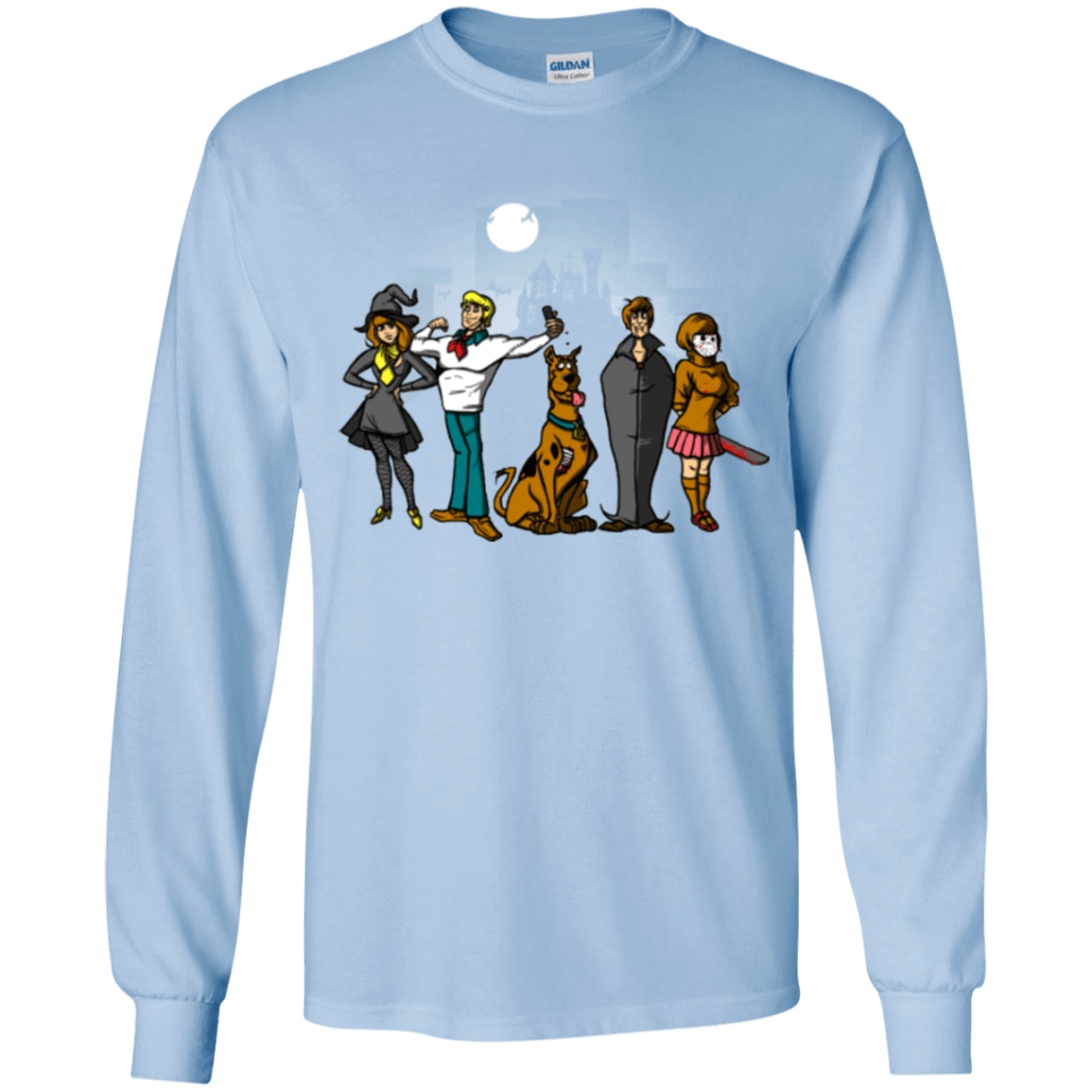 T-Shirts Light Blue / YS The Mystery Bunch Youth Long Sleeve T-Shirt