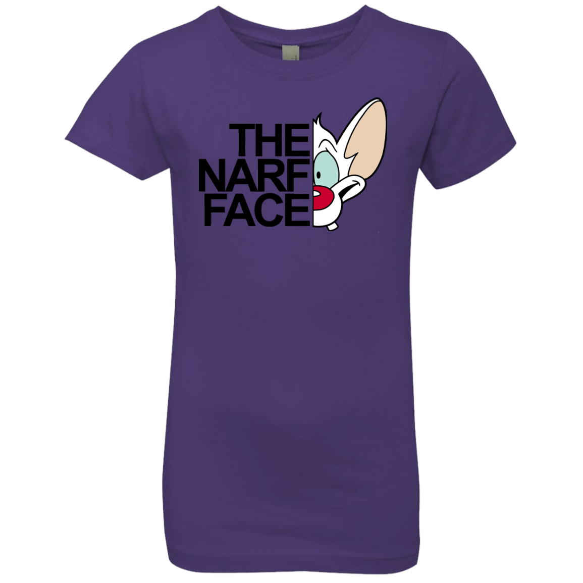 T-Shirts Purple Rush / YXS The Narf Face Girls Premium T-Shirt