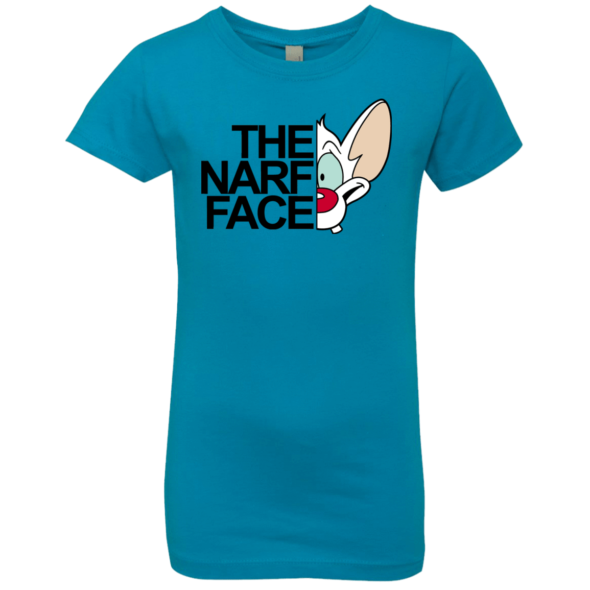 T-Shirts Turquoise / YXS The Narf Face Girls Premium T-Shirt
