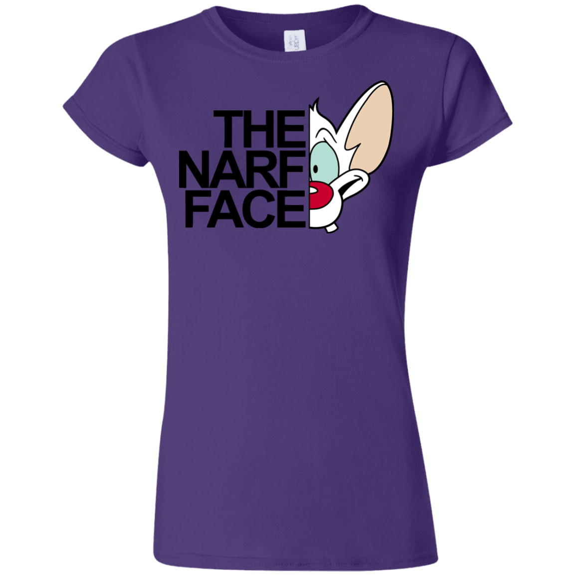 T-Shirts Purple / S The Narf Face Junior Slimmer-Fit T-Shirt