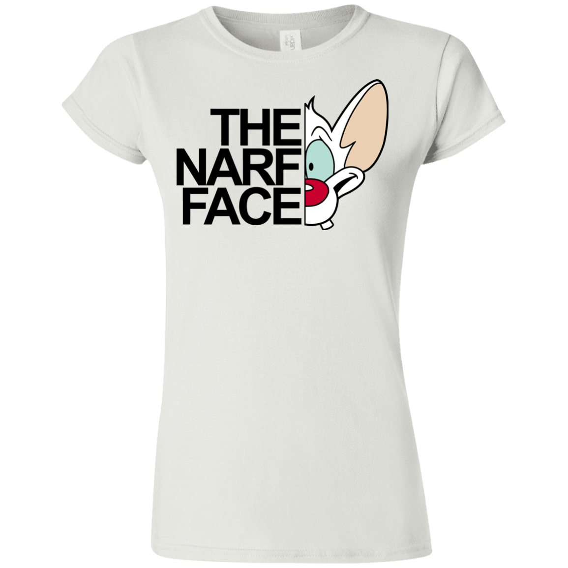 T-Shirts White / S The Narf Face Junior Slimmer-Fit T-Shirt