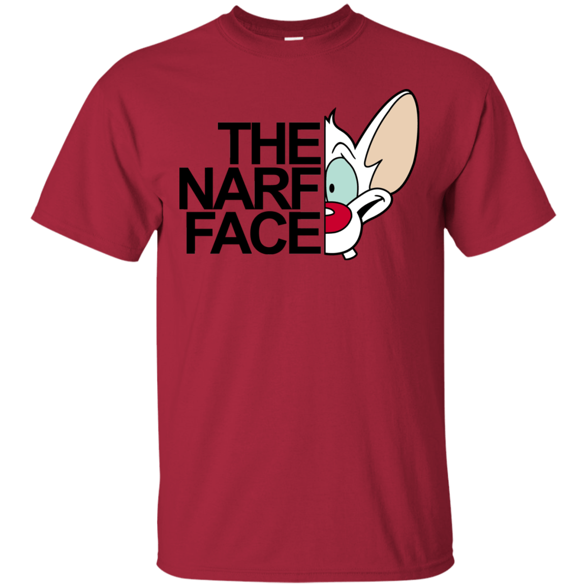 T-Shirts Cardinal / S The Narf Face T-Shirt