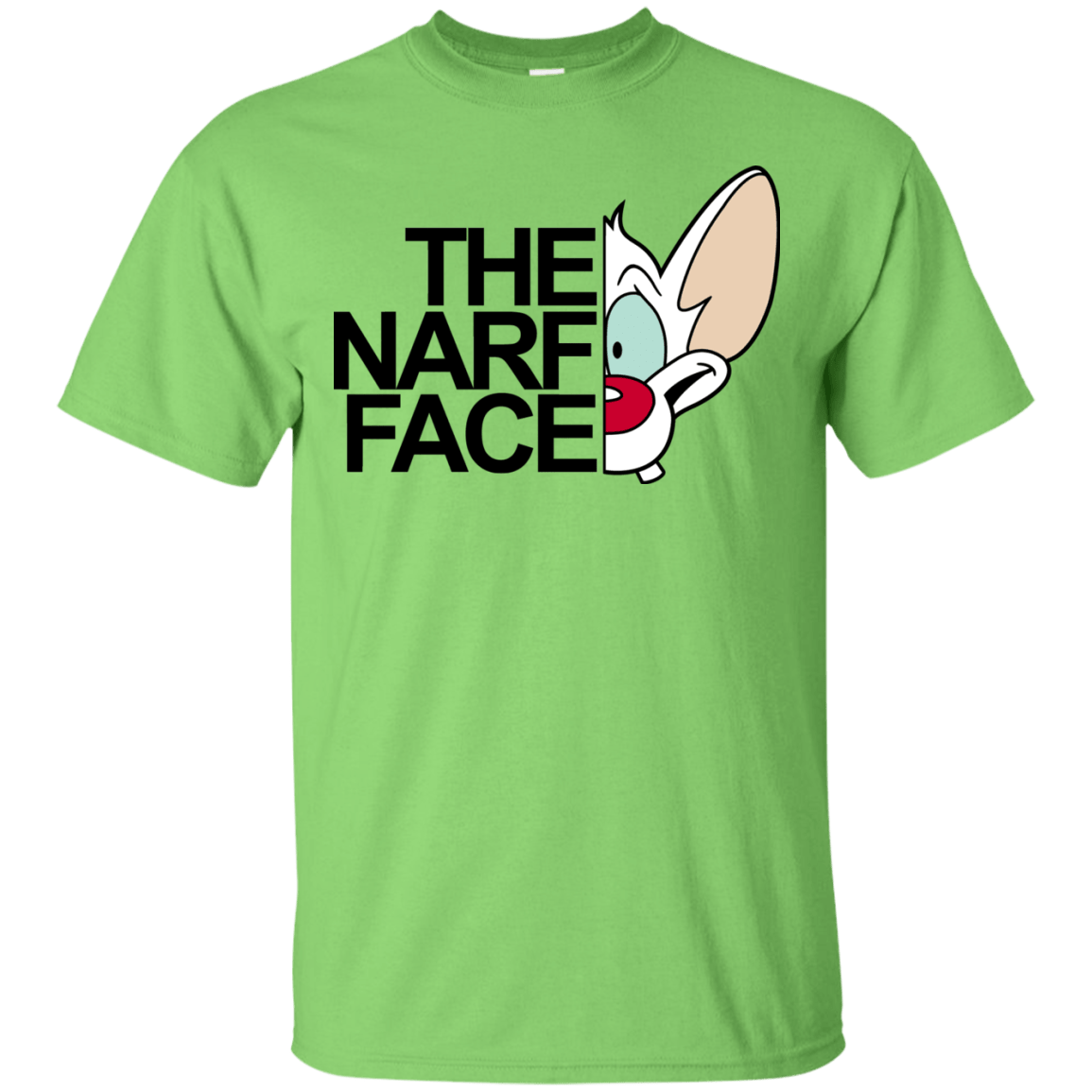 T-Shirts Lime / S The Narf Face T-Shirt