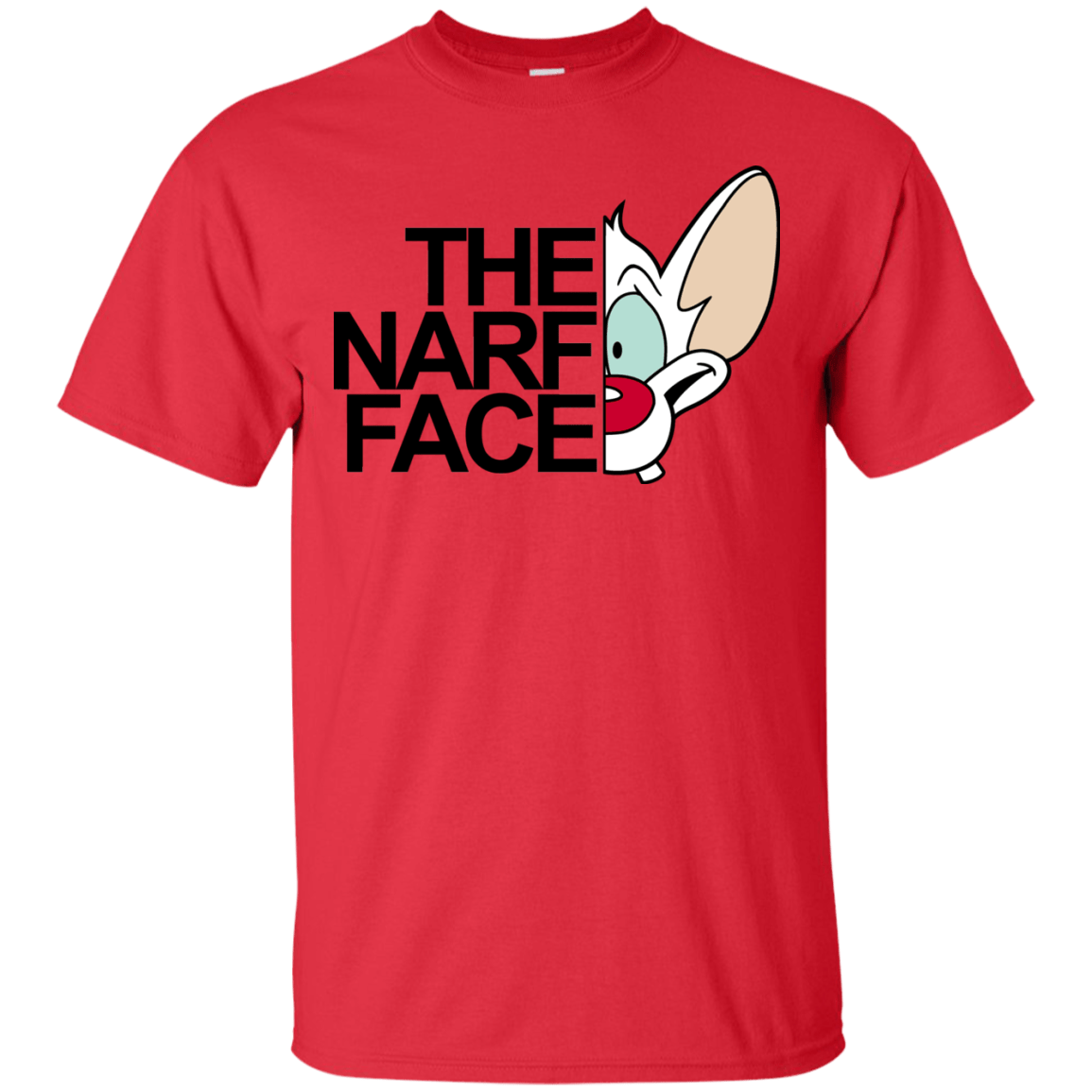 T-Shirts Red / S The Narf Face T-Shirt