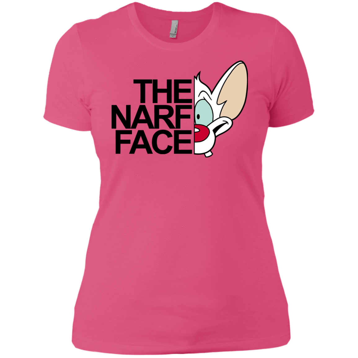 T-Shirts Hot Pink / X-Small The Narf Face Women's Premium T-Shirt