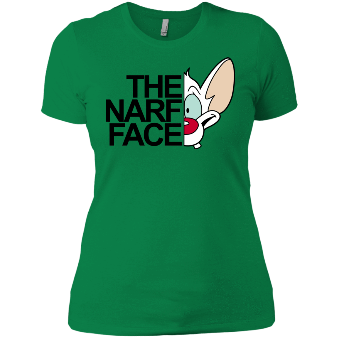 T-Shirts Kelly Green / X-Small The Narf Face Women's Premium T-Shirt