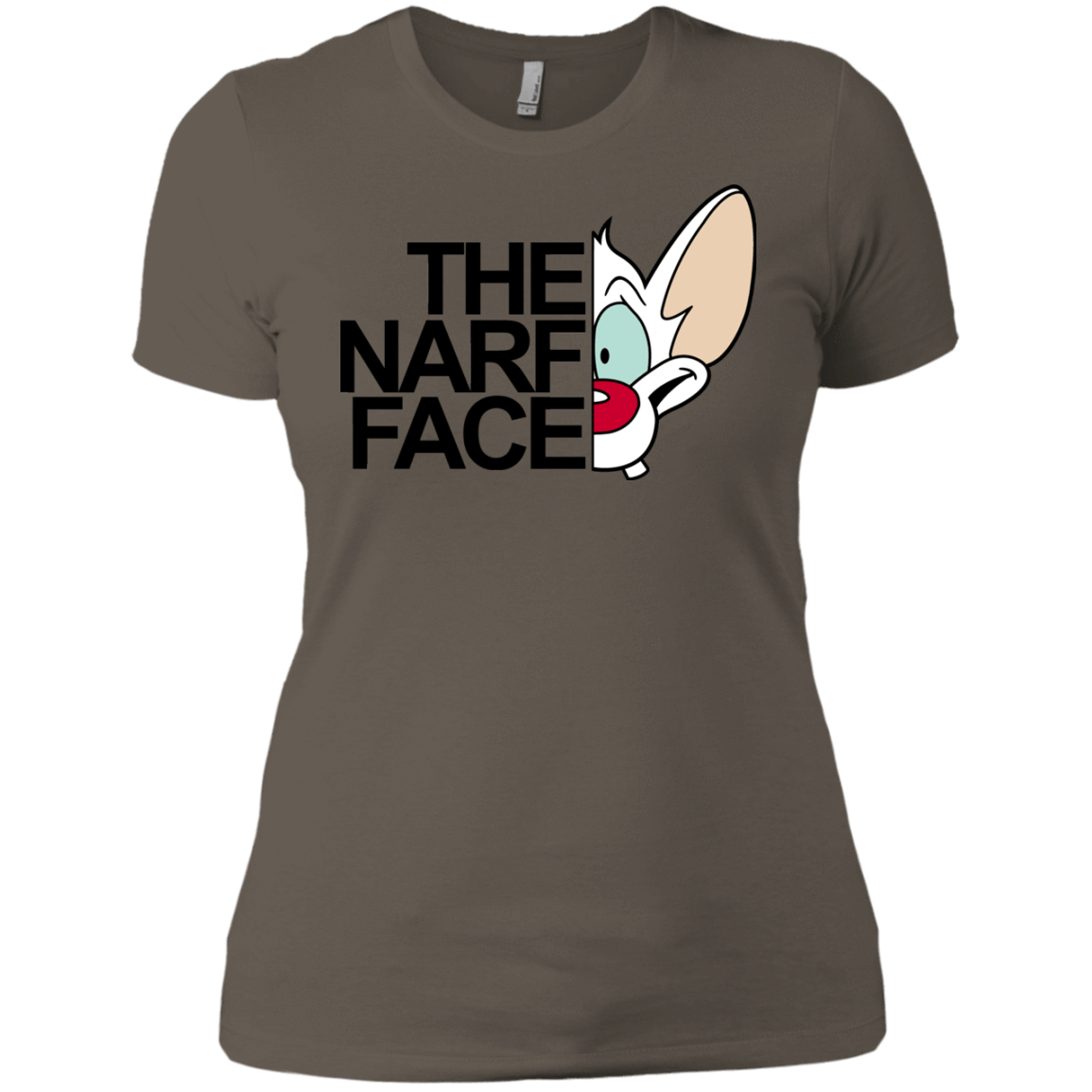 T-Shirts Warm Grey / X-Small The Narf Face Women's Premium T-Shirt