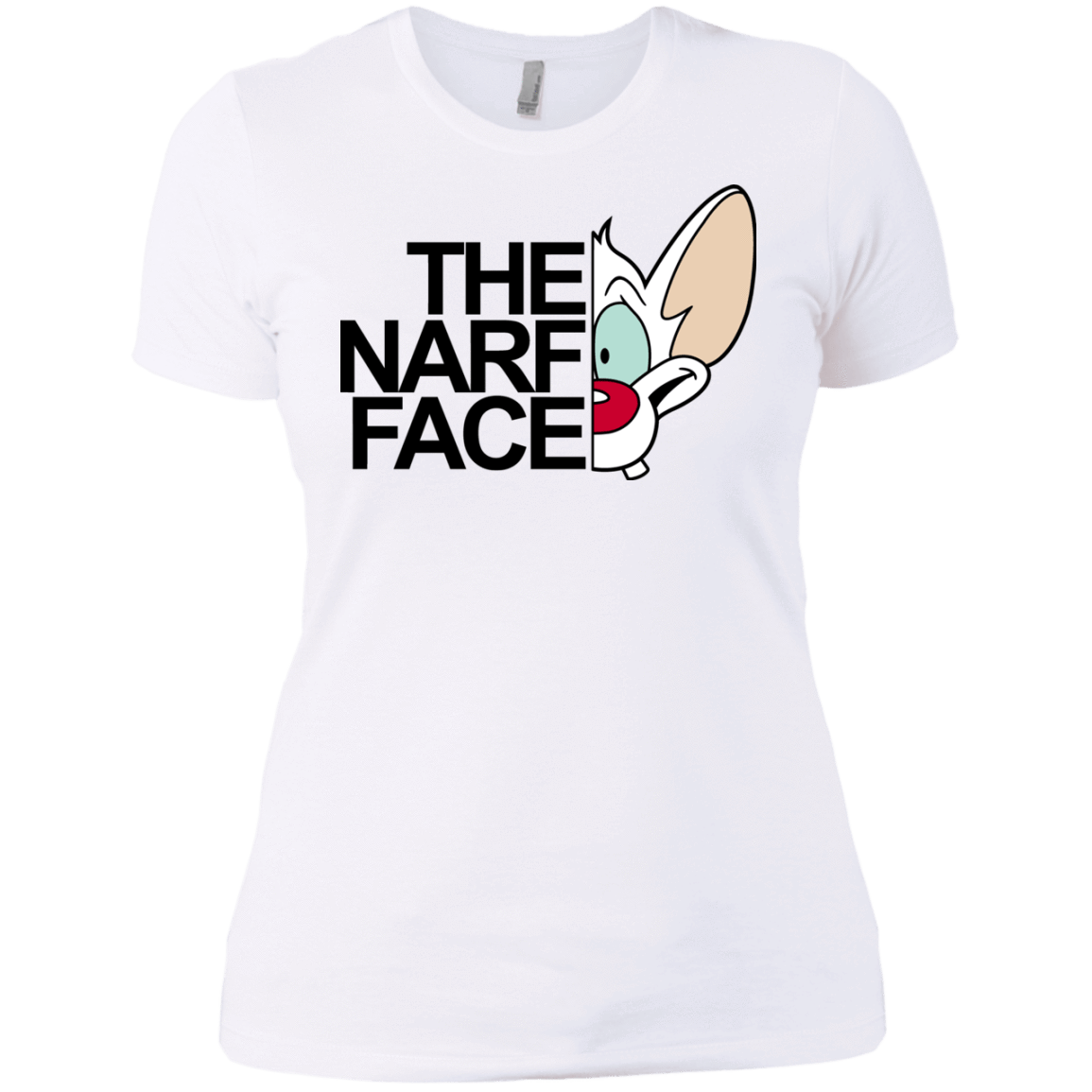 T-Shirts White / X-Small The Narf Face Women's Premium T-Shirt