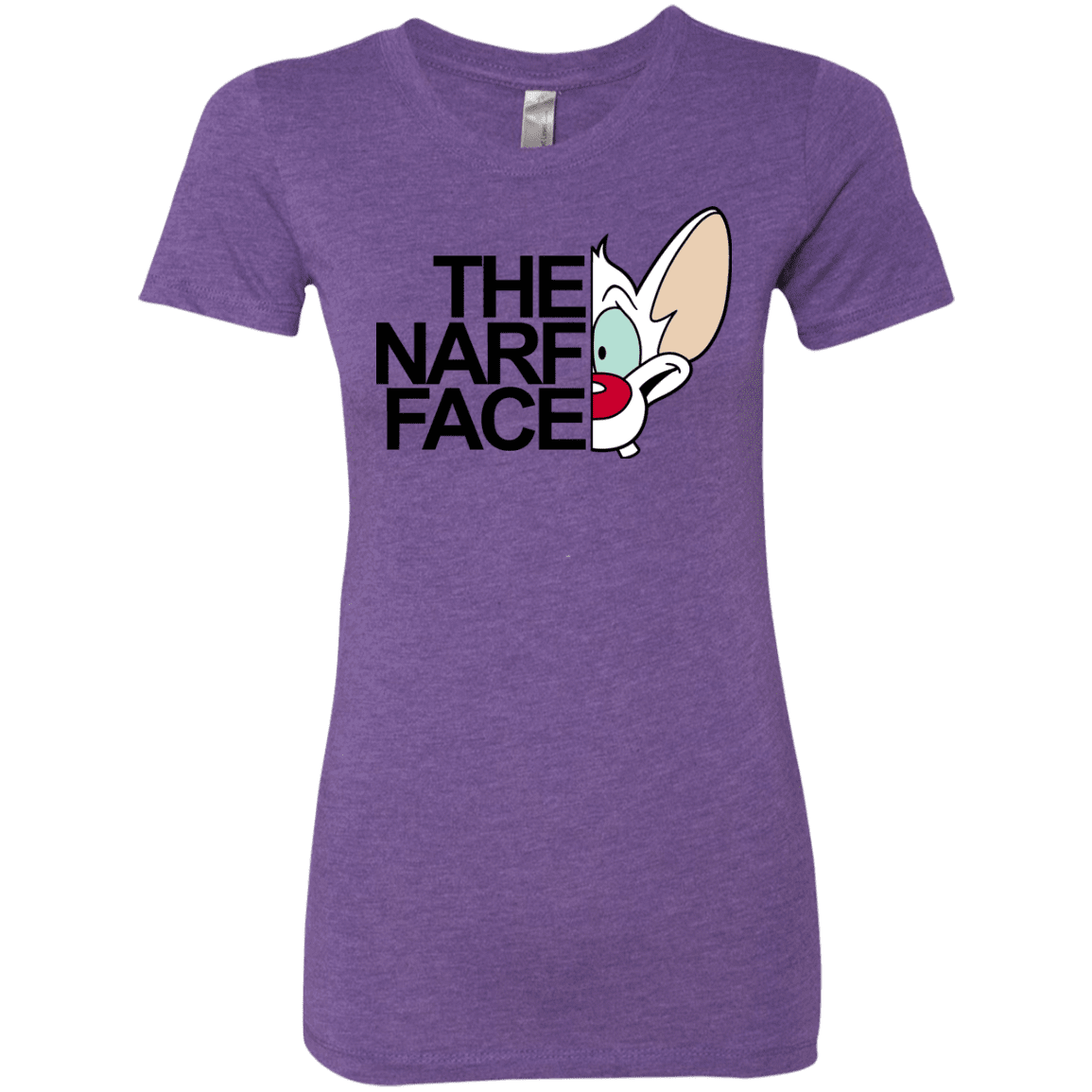 T-Shirts Purple Rush / S The Narf Face Women's Triblend T-Shirt