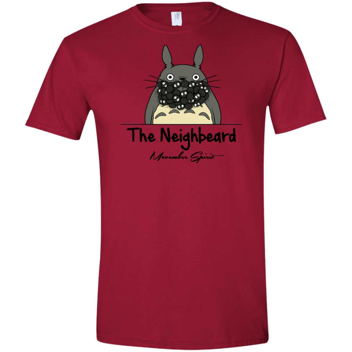 T-Shirts Cardinal Red / S The Neighbeard Men's Semi-Fitted Softstyle