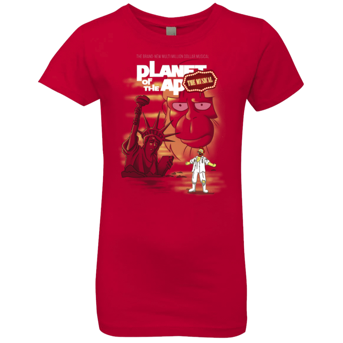 T-Shirts Red / YXS The new multimillion dollar musical Girls Premium T-Shirt