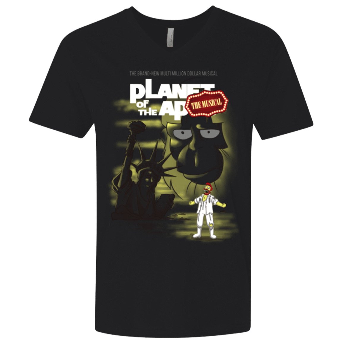 T-Shirts Black / X-Small The new multimillion dollar musical Men's Premium V-Neck