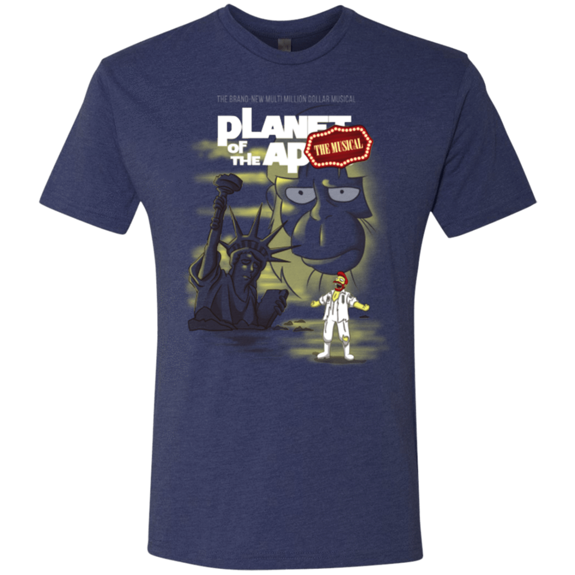 T-Shirts Vintage Navy / Small The new multimillion dollar musical Men's Triblend T-Shirt