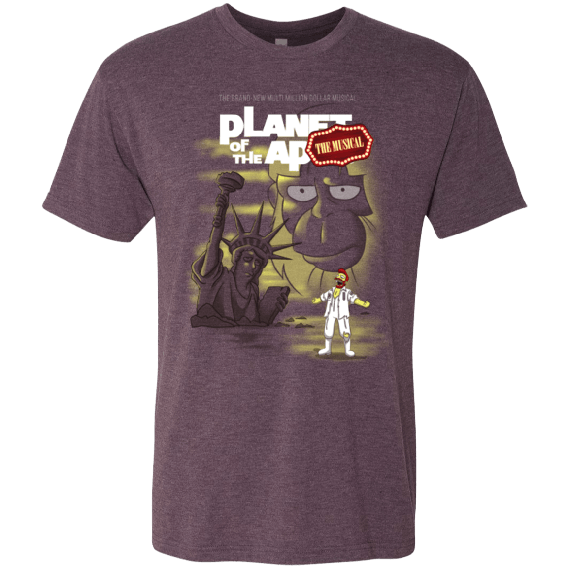 T-Shirts Vintage Purple / Small The new multimillion dollar musical Men's Triblend T-Shirt