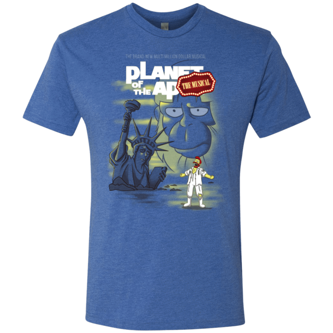 T-Shirts Vintage Royal / Small The new multimillion dollar musical Men's Triblend T-Shirt