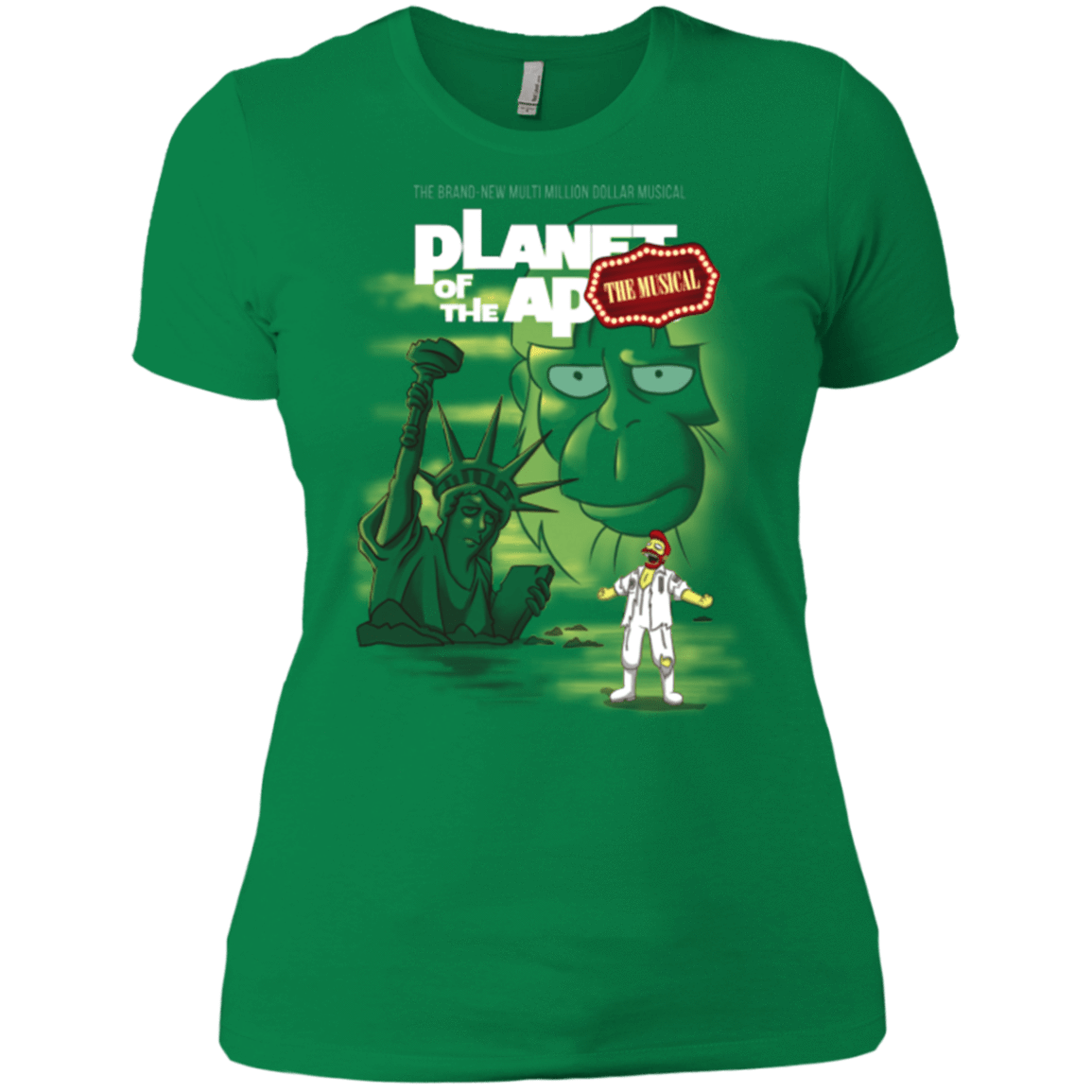 T-Shirts Kelly Green / X-Small The new multimillion dollar musical Women's Premium T-Shirt