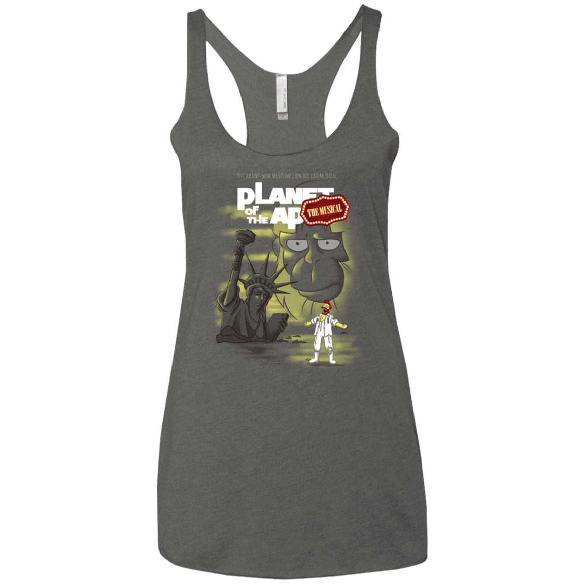 T-Shirts Premium Heather / X-Small The new multimillion dollar musical Women's Triblend Racerback Tank