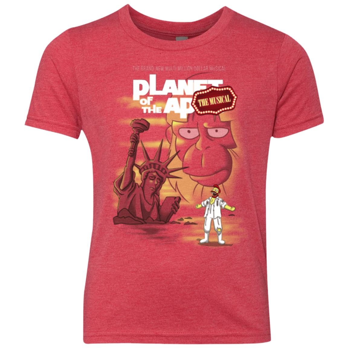 T-Shirts Vintage Red / YXS The new multimillion dollar musical Youth Triblend T-Shirt