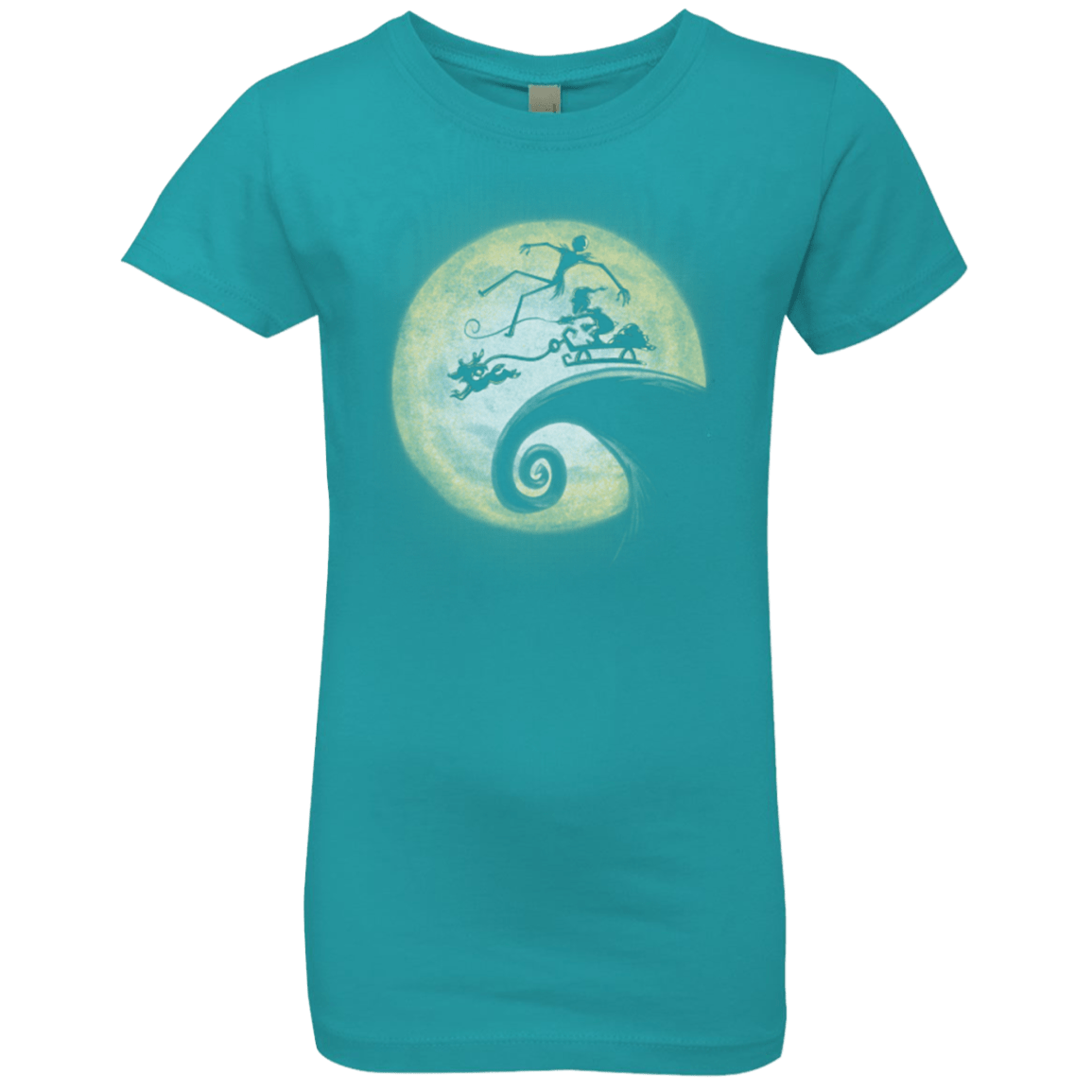 T-Shirts Tahiti Blue / YXS The Nightmare Before Grinchmas Girls Premium T-Shirt